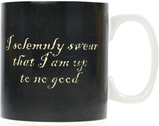 Marauder's - Harry Potter Heat Changing Marauders Map Mug (517x408), Png Download