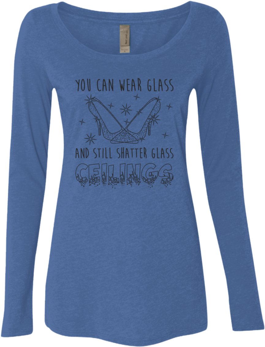 Glass Slippers Shatter Glass Ceilings - Shirt (1155x1155), Png Download