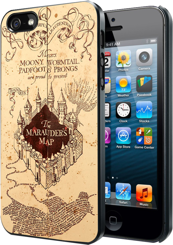 Harry Potter Inspired Marauders Map Samsung Galaxy - Friends Tv Show Iphone 4s Case (796x1024), Png Download