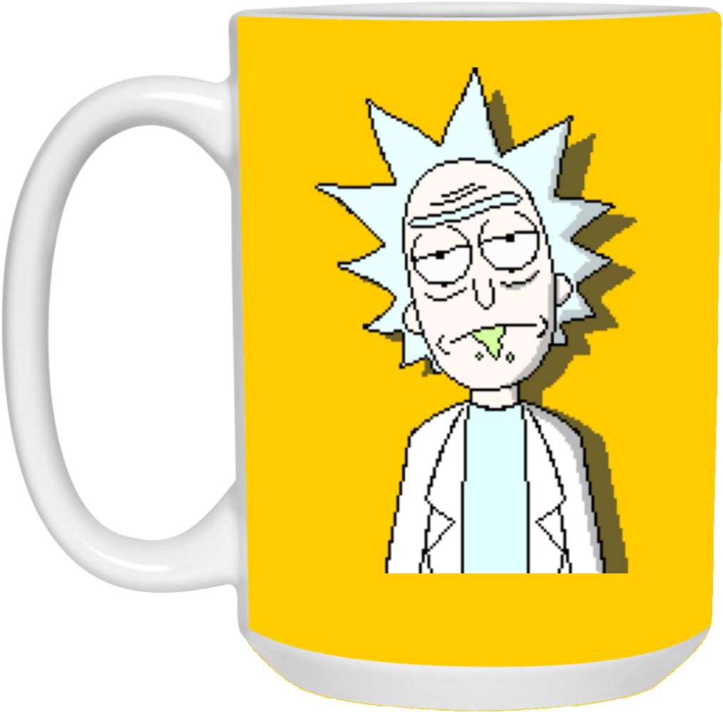 Rick And Morty Tiny Rick Mug Cup Gift - Mug (1024x1024), Png Download