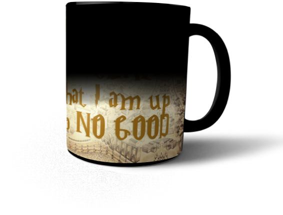 Harry Potter Marauders Map2 - Mug (590x590), Png Download