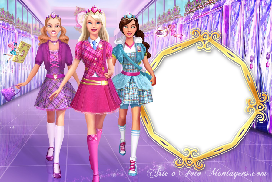 Barbie Escola Princesas - Barbie Princess Charm School Porn (898x602), Png Download