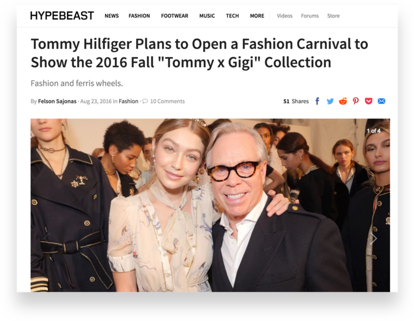 Tommy Hilfiger Challenged Us To Transform The Runway (1000x759), Png Download