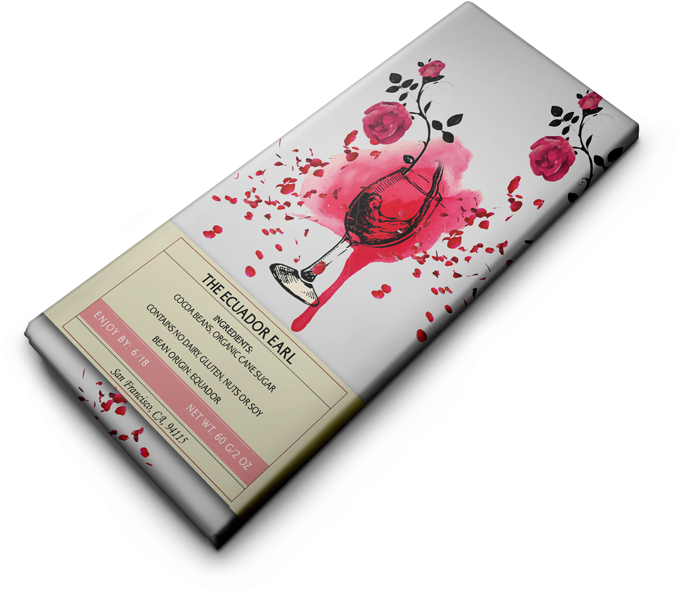 Traditional Chocolate Design With Simple Grainy Paper, - Poppy (1920x1536), Png Download