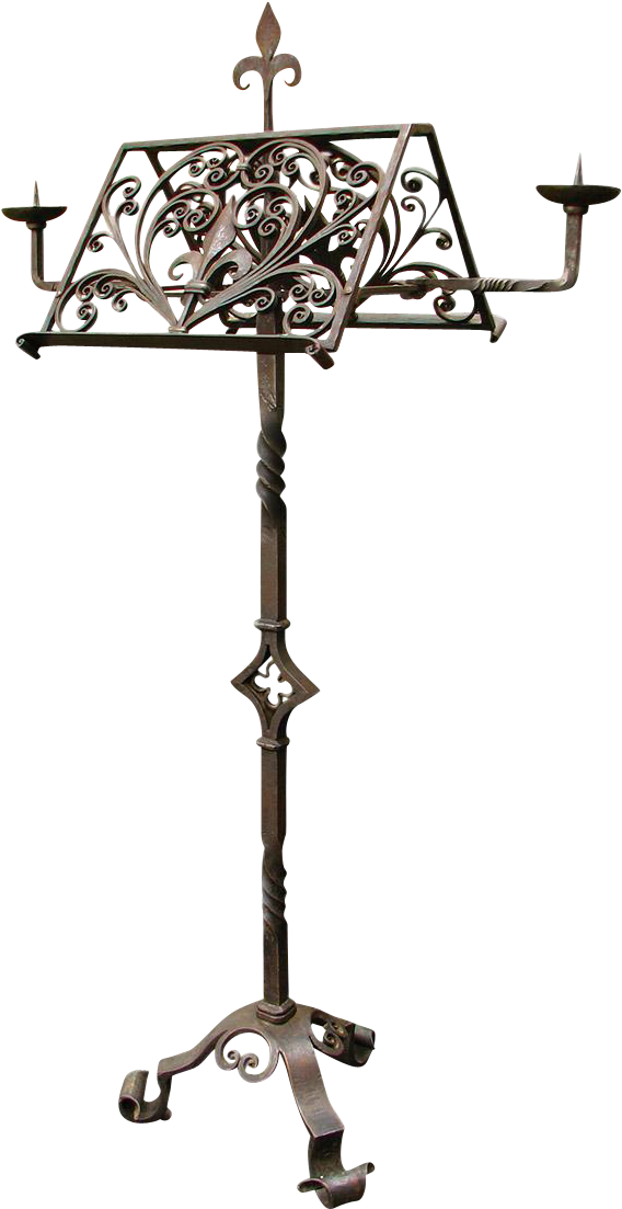 Wrought Iron Music Stand W242 Pinterest Unique Wrought - Music (1102x1102), Png Download