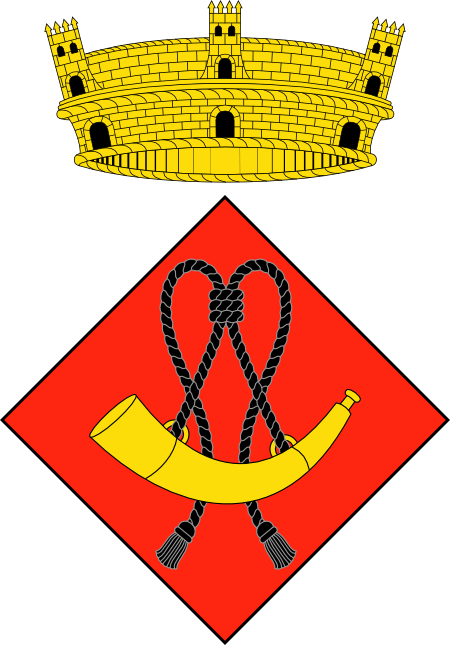 Cornetas - Escudo De Puigcerdá (450x645), Png Download