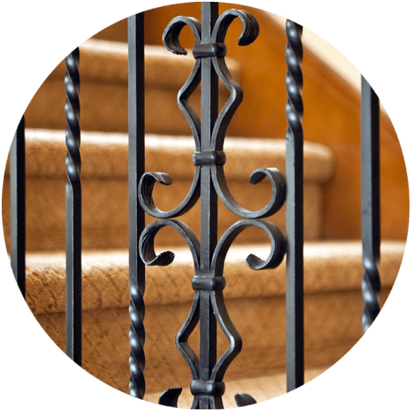 We Specialise In - Wrought Iron Staircase (960x600), Png Download