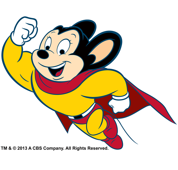 Favorite - Mighty Mouse Here I Come To Save (700x700), Png Download