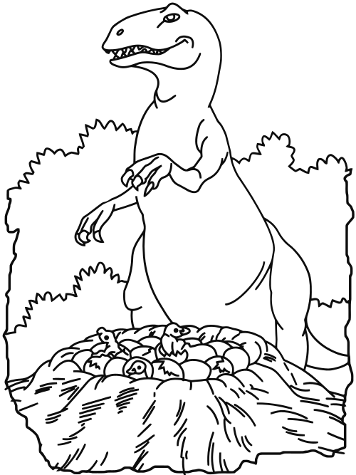 Tiranosaurio Rex - Dinosaurio Rex Dibujo (500x667), Png Download