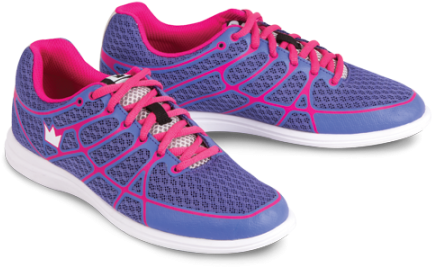 Brunswick Aura Purple/pink - Brunswick Ladies Aura Bowling Shoes- Purple/pink, Size: (500x270), Png Download