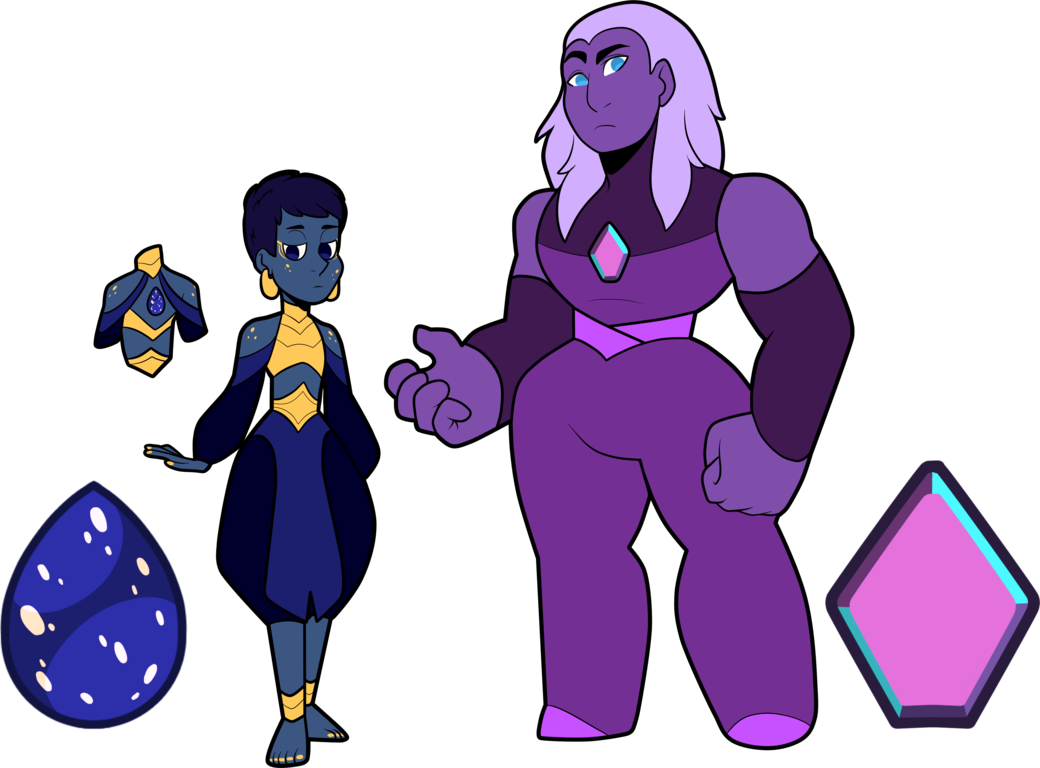 [custom] Lapis Lazuli Purple Galaxy Aura Quartz By - Purple Elbaite Steven Universe (1040x768), Png Download