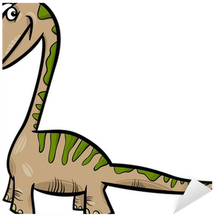 Vinilo Pixerstick Apatosaurus Ilustración De Dibujos - Illustration (400x400), Png Download