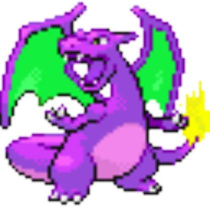 Juju Charizard - Charizard Gen 3 Sprite (420x420), Png Download
