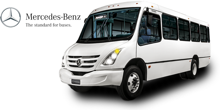 Camiones De Pasajeros - Mercedes Benz (741x418), Png Download