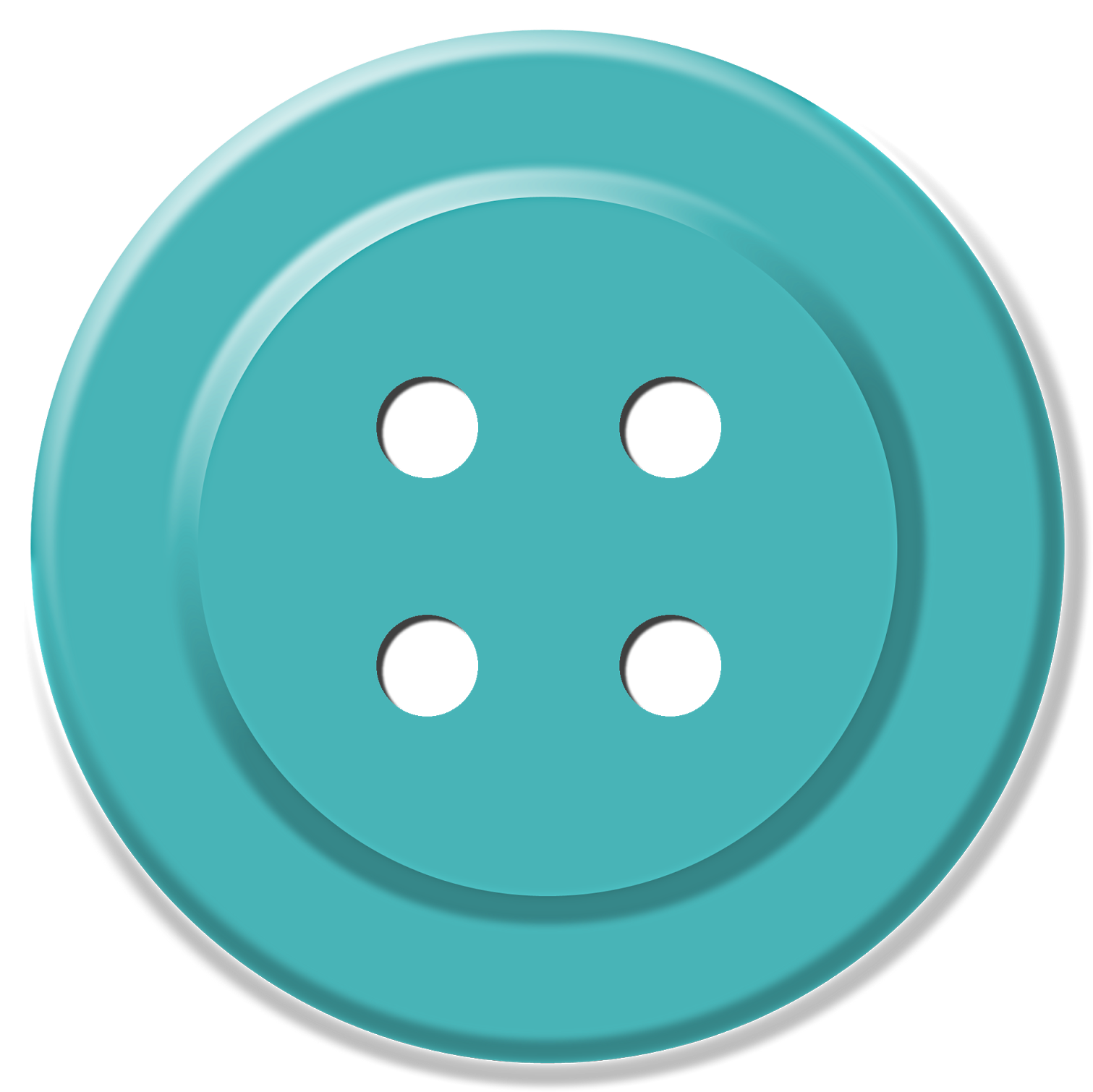 Botones De Costura - Circle (1600x1600), Png Download