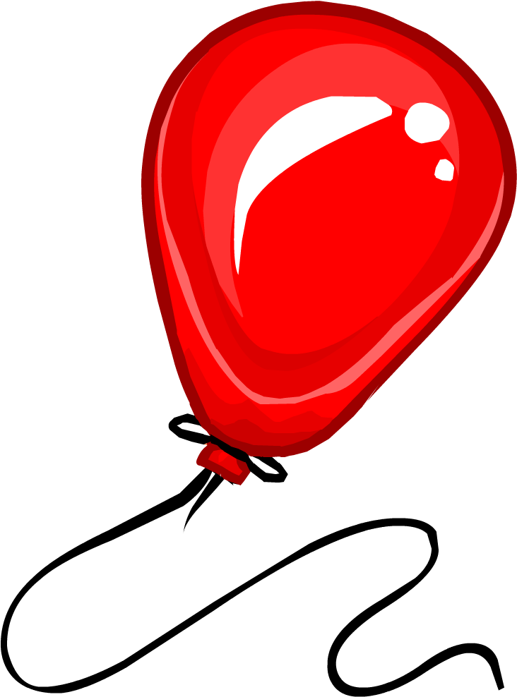 Cherry Bballoon4353 - Png Globo Club Penguin (987x987), Png Download