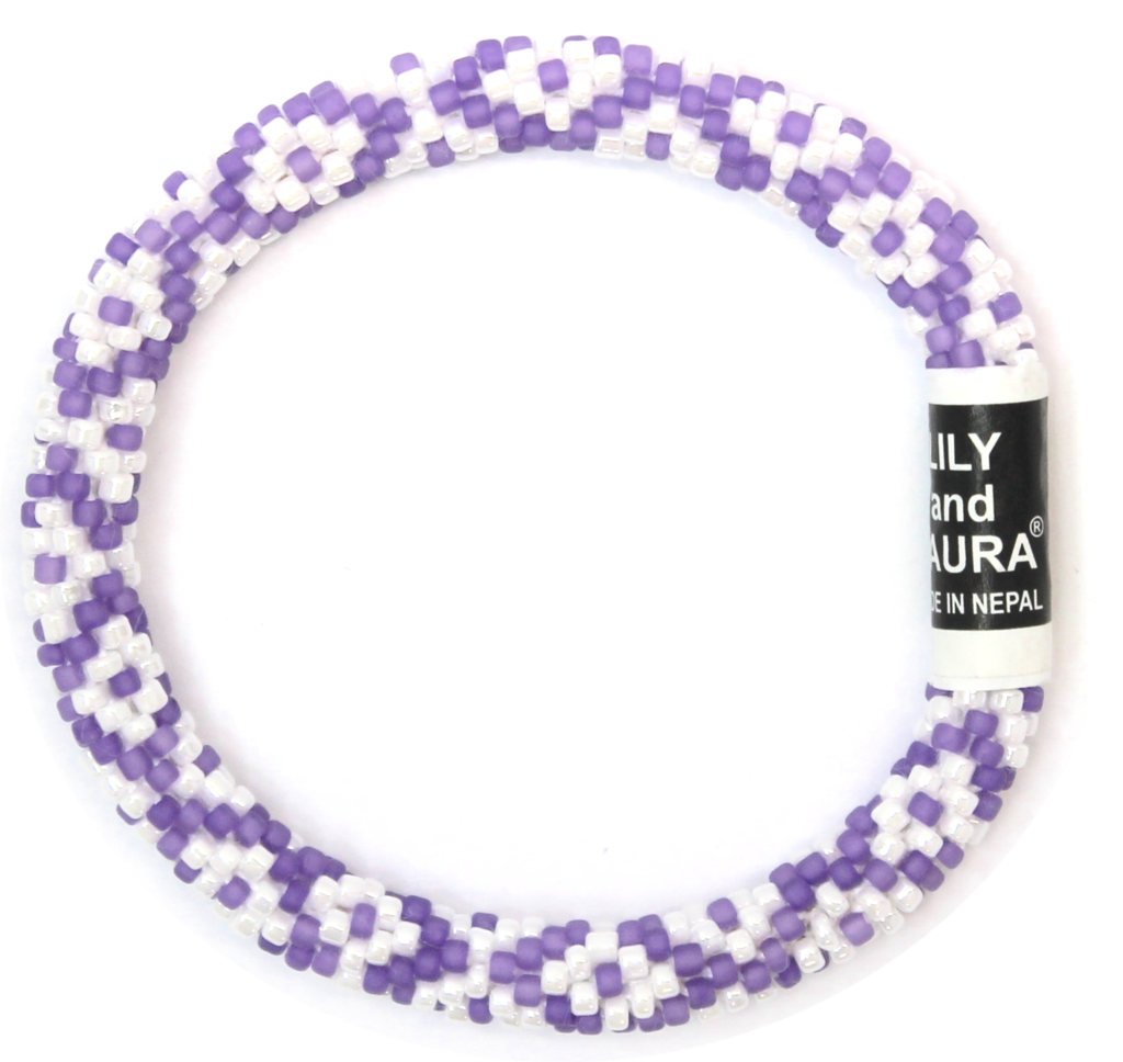 Purple And White Little Diamonds - Circle (1024x968), Png Download