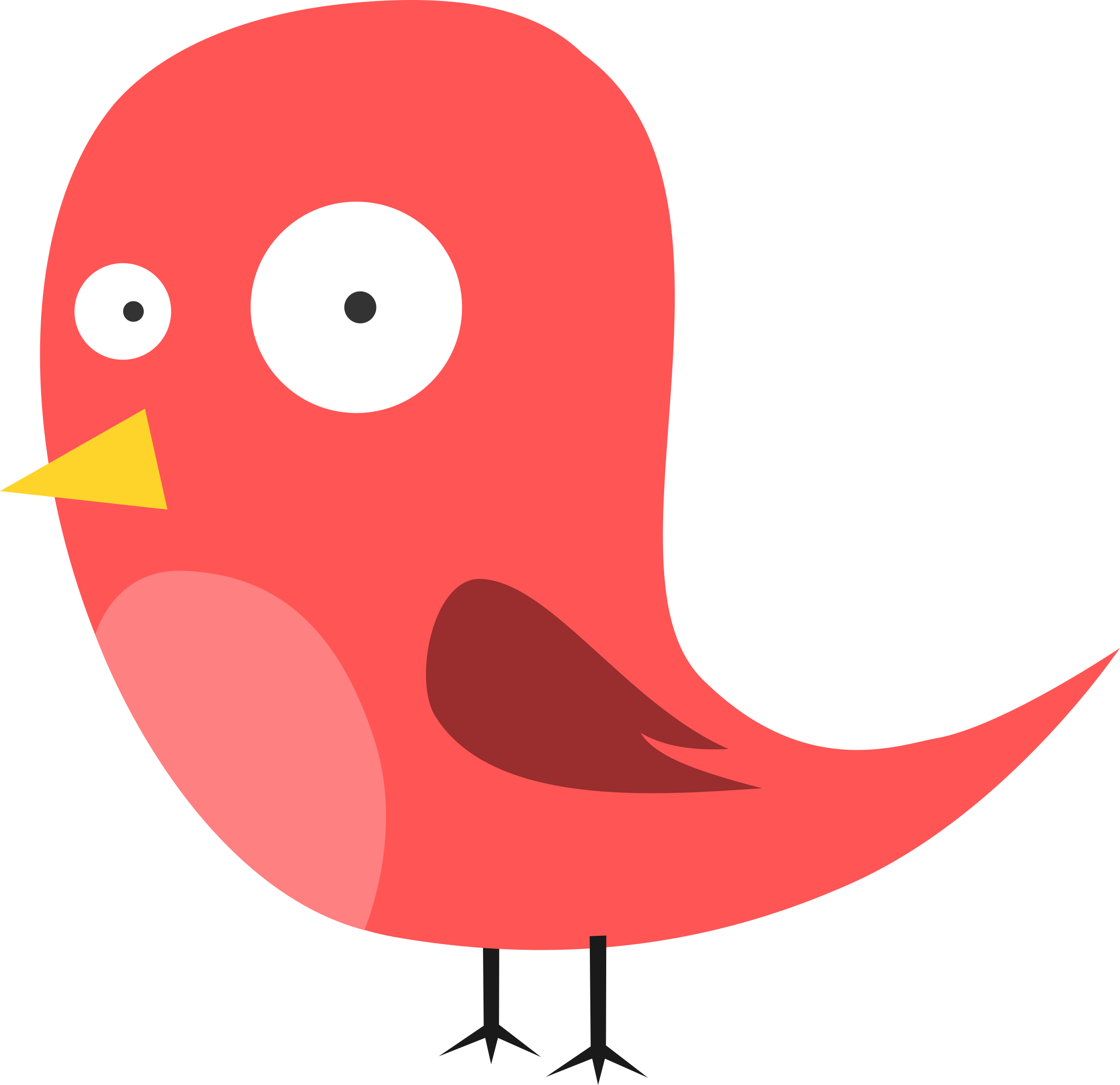 Passarinho Png (2400x2326), Png Download