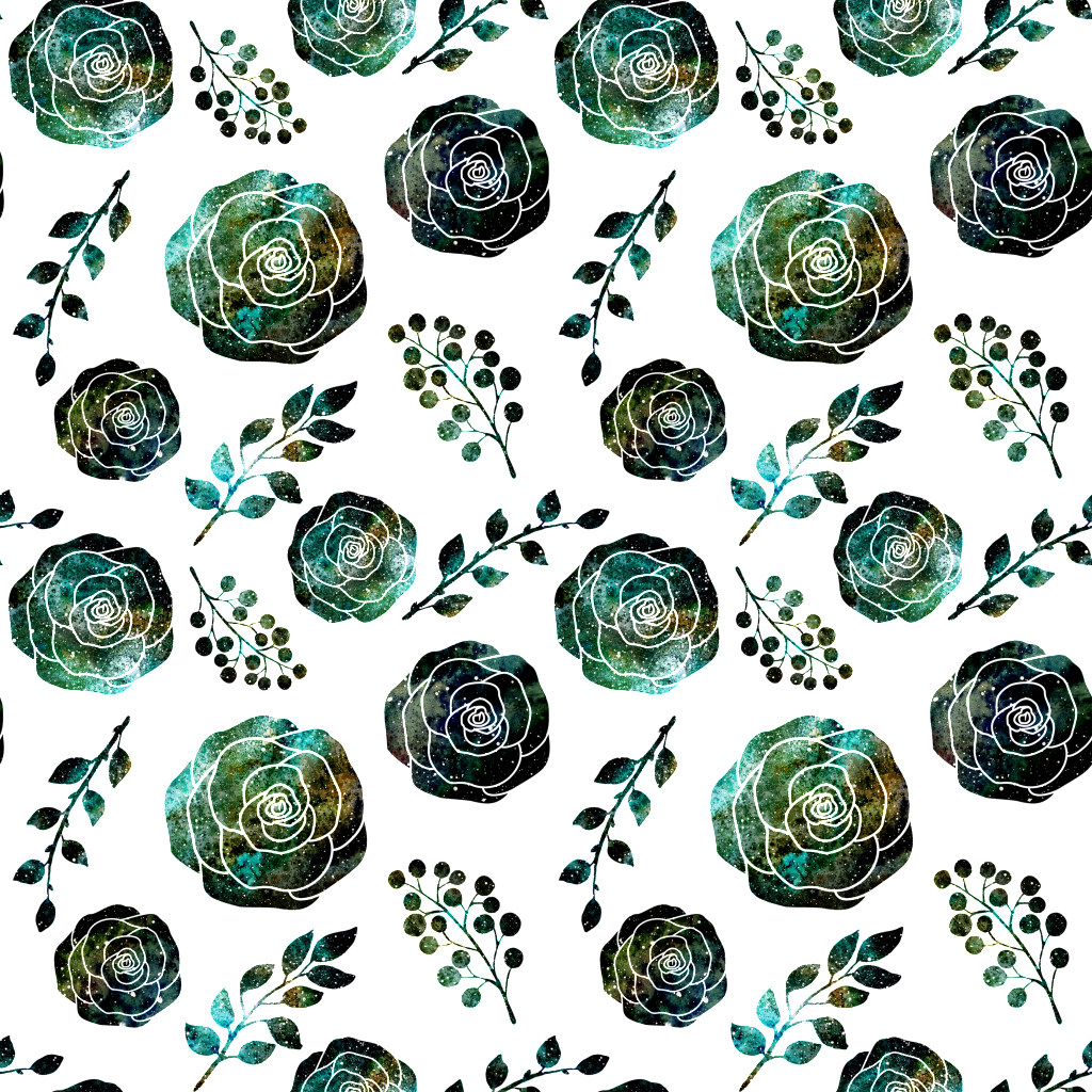 Painted Rose Background Decorative Figure Png Transparent - Portable Network Graphics (1024x1024), Png Download