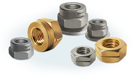 Línea De Tuercas Ranuradas - Parafusos E Porcas Png (522x379), Png Download