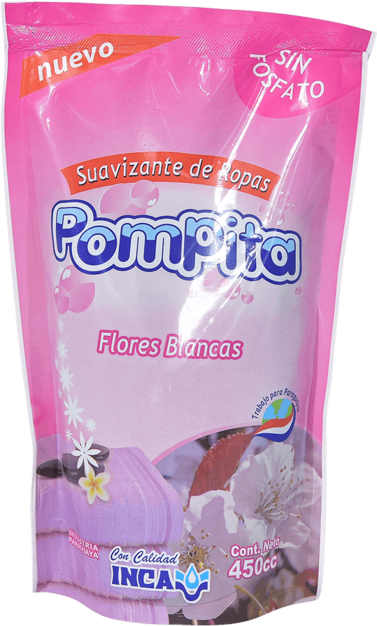 Pompita Sin Fosfato Flores Blancas - Basmati (1000x1000), Png Download