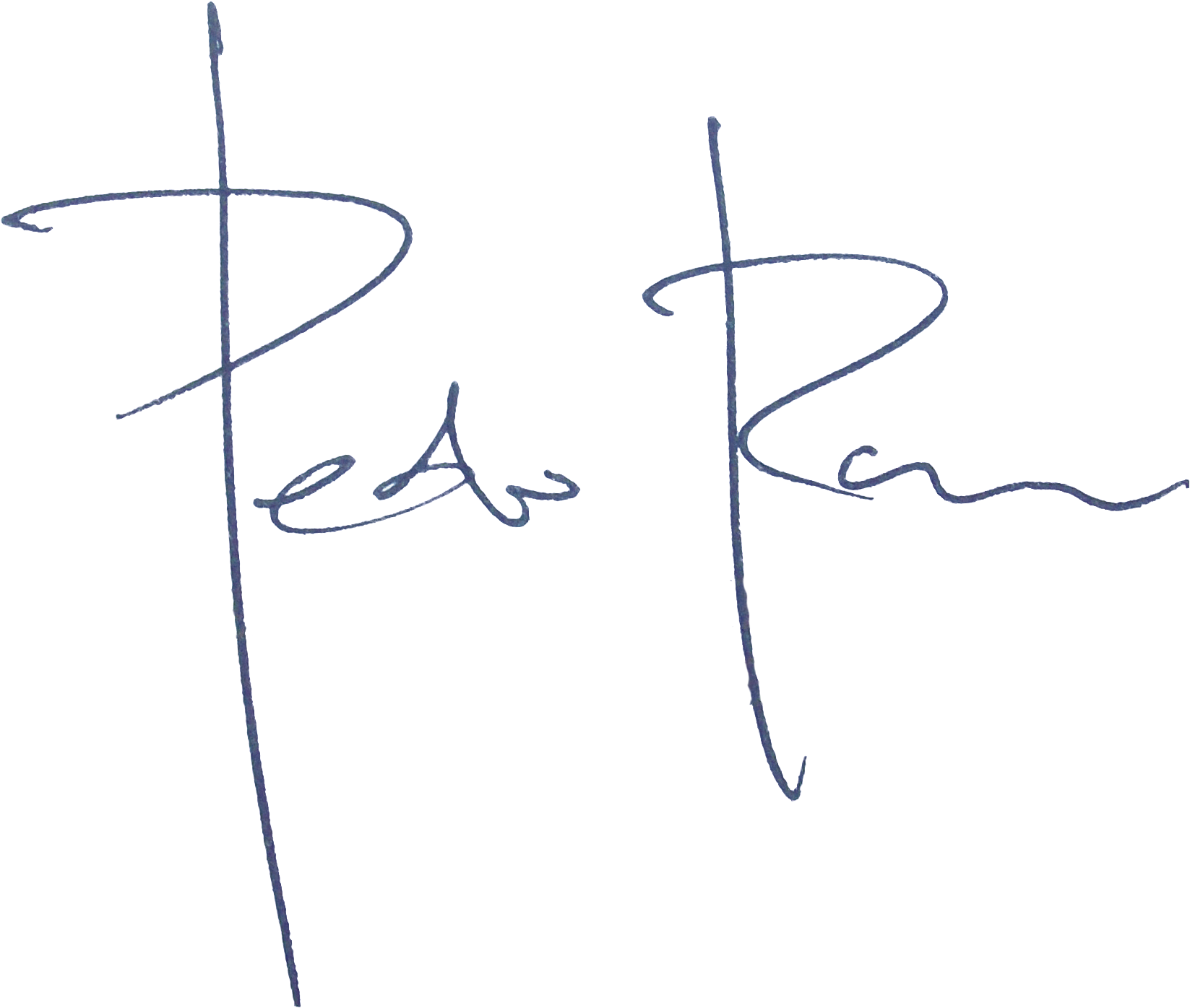 Firma Pedro Ramos - Drawing (1912x1440), Png Download