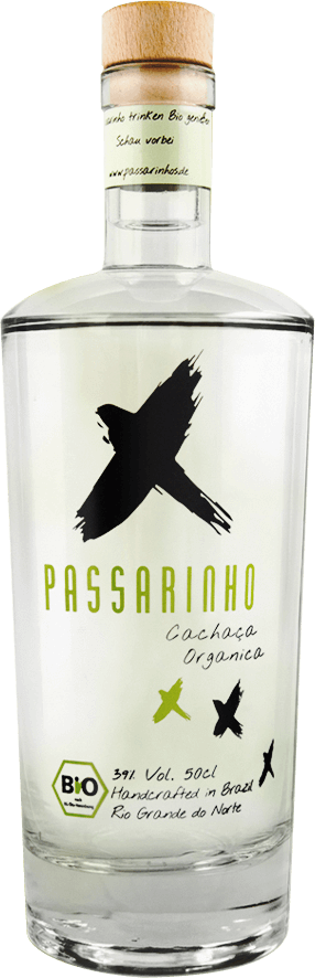 Passarinho Cachaca Organica (286x886), Png Download