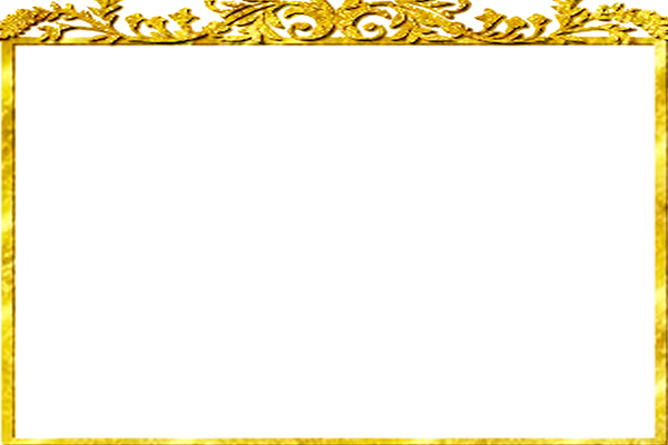 Wedding Gold Ornament - Photo Magnets (600x400), Png Download