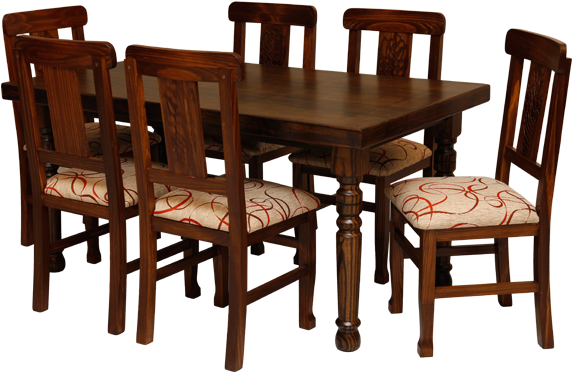 Mesa Y Sillas Pino - Mesas Y Sillas De Pino (700x400), Png Download