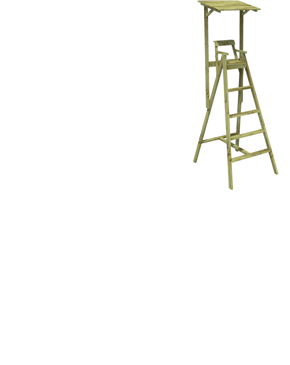 Silla De Vigilancia - Ladder (1000x1214), Png Download