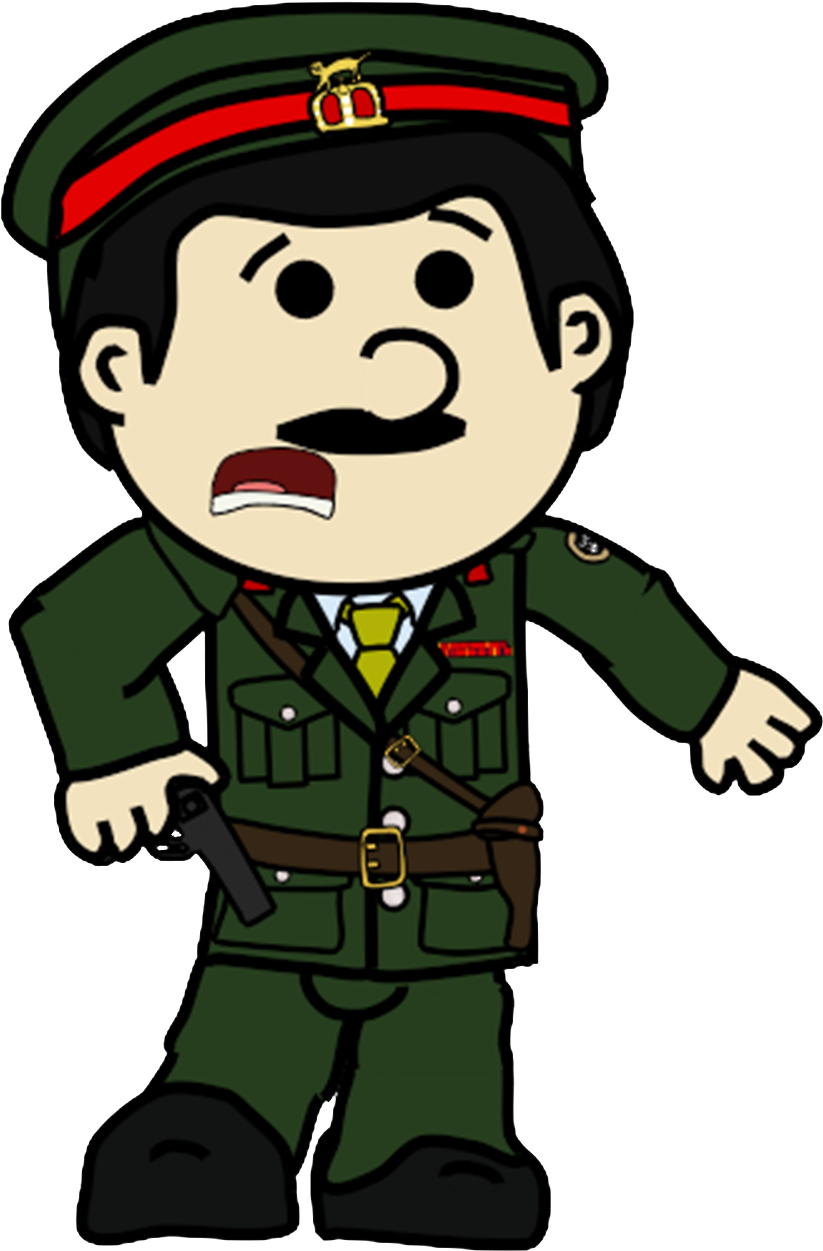 The Brigadier - Military (1364x1311), Png Download