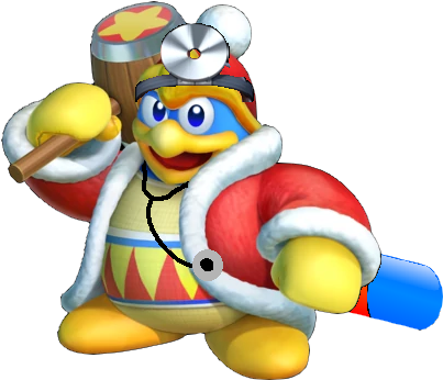 Doctor Dedede Scope - Kirby Star Allies Dream Friends (476x433), Png Download