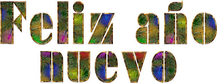 Letras De Feliz Año Nuevo - Graphic Design (800x400), Png Download