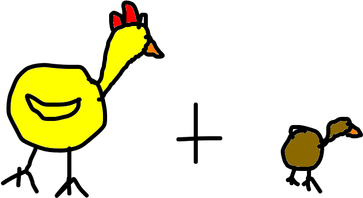 Frango À Passarinho - Cartoon (1020x608), Png Download