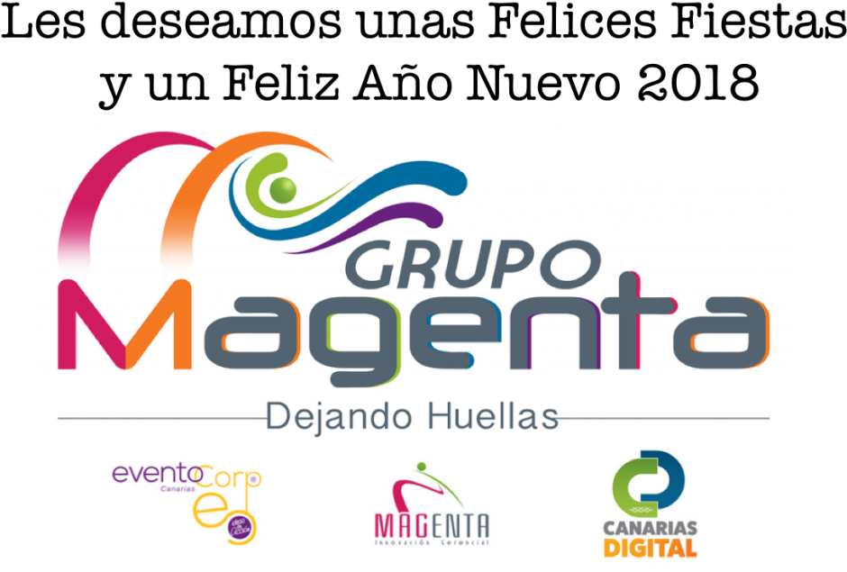 Feliz 2018 - Magenta (1024x666), Png Download
