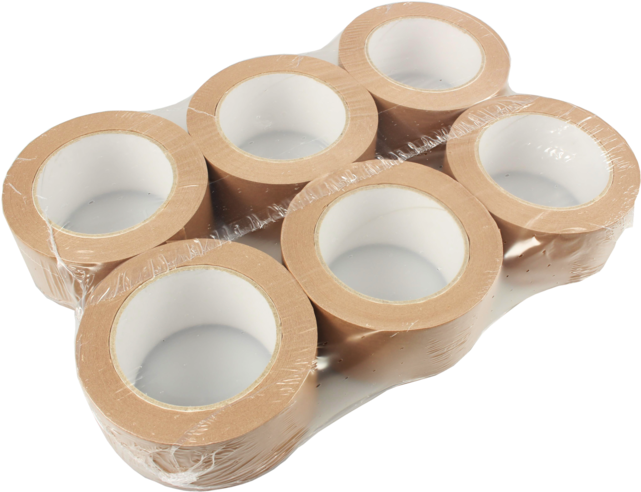 Tape, Paper Tape, 50mm, 50m, Brown (640x640), Png Download