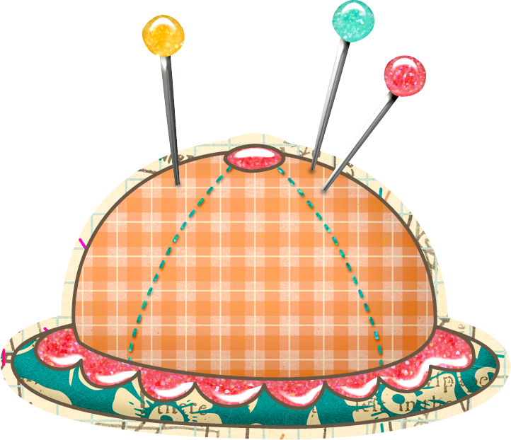Corte E Costura Cute Png - Pin Cushion Clip Art Png (722x622), Png Download