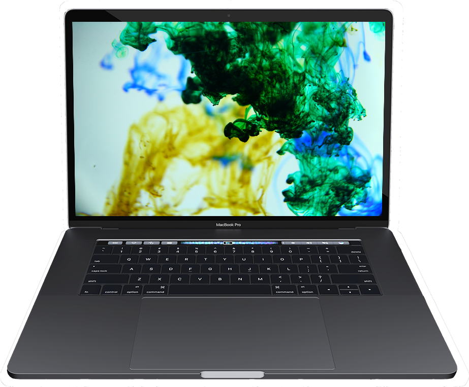 15″ Macbook Pro - Ink (1000x854), Png Download