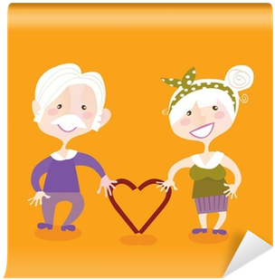 Grandparents In Love - Grandparent (400x400), Png Download
