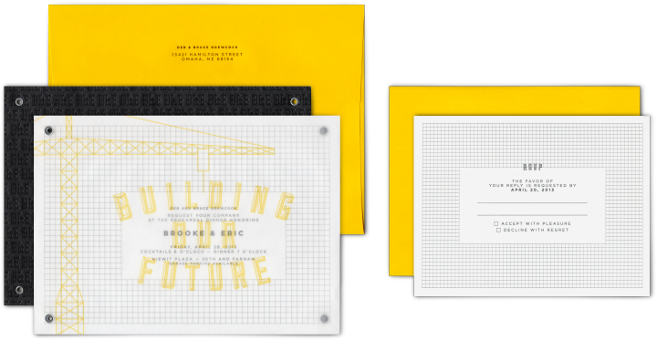 Rehearsal Dinner Invitation Set - June 17 (720x373), Png Download