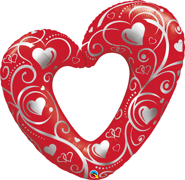 Valentines Day Balloon Bouquets (600x584), Png Download