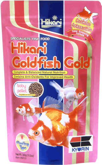 Hikari Goldfish Gold (405x600), Png Download