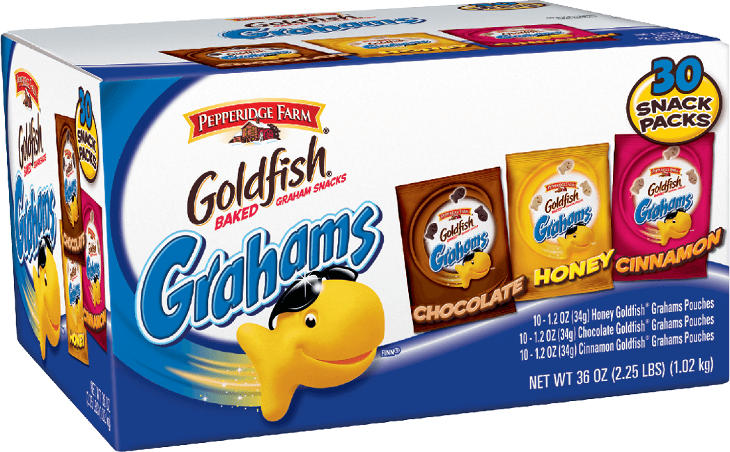Share - Goldfish Grahams Graham Snacks, Baked, Cinnamon - 6.6 (1048x649), Png Download