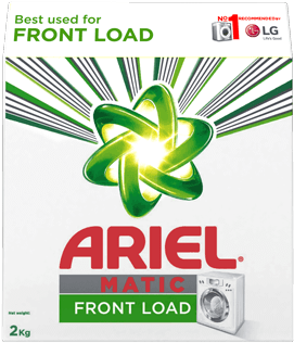Ariel Matic Front Load Washing Powder - Ariel Matic Front Load Detergent Powder 1.2 Kg (400x400), Png Download