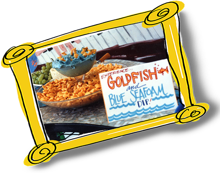 The Perfect Memorial Day Weekend Snack Goldfish Diving - Fish Party Ideas (796x624), Png Download