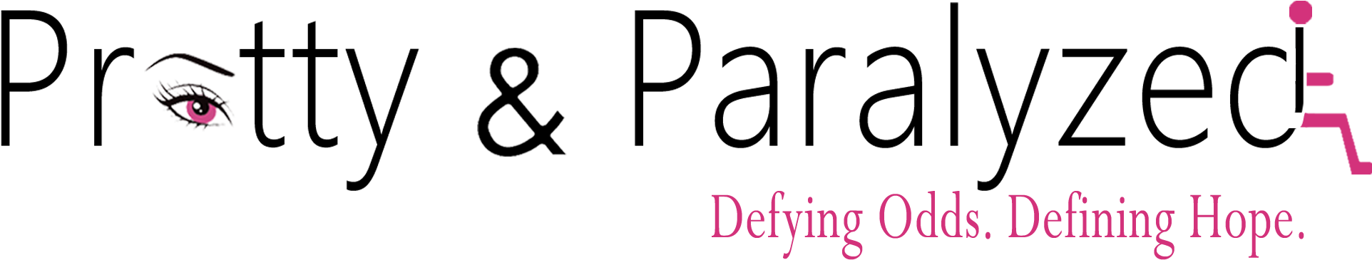 Pretty And Paralyzed By Perneita Farrar - Calligraphy (2000x827), Png Download