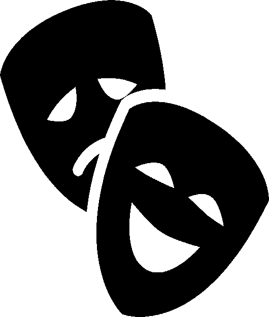 2015 Drama Production 2015 Camper Talent Show 2013 - Theatre Mask Png (530x624), Png Download