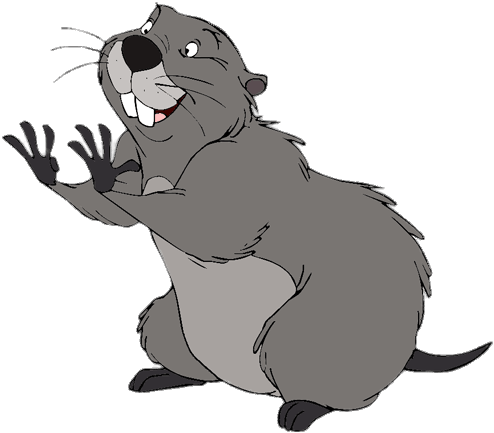 Download - Gopher Winnie The Pooh (500x442), Png Download