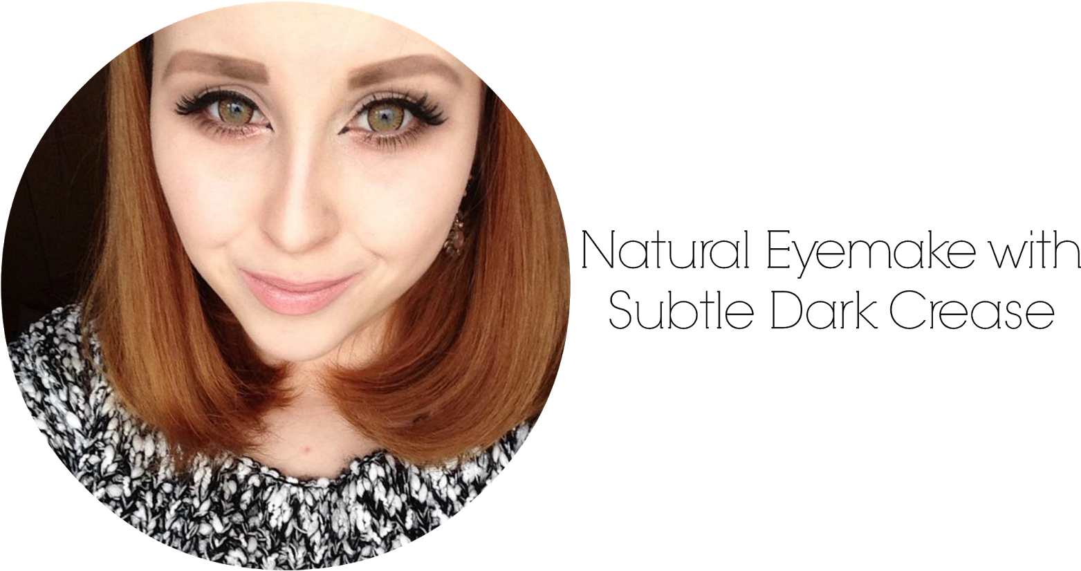 Natural Eyemake With Subtle Dark Crease - Girl (1600x845), Png Download