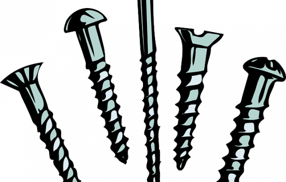 Metal Nail Clipart (570x363), Png Download